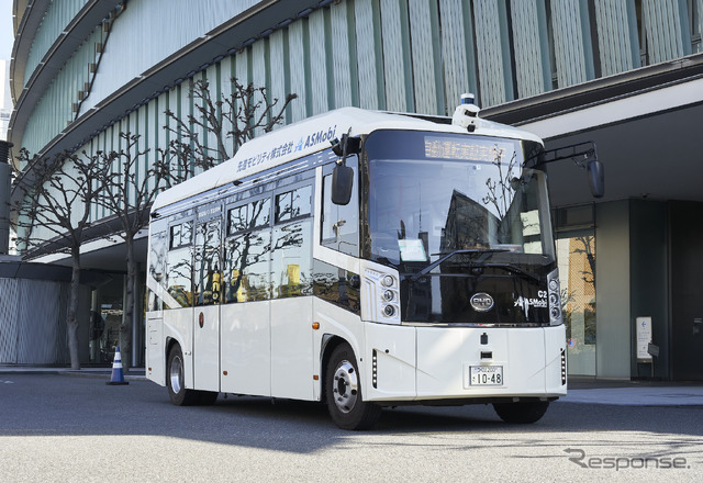 自動運転EVバスで移動しよう！　お台場回遊プロジェクト