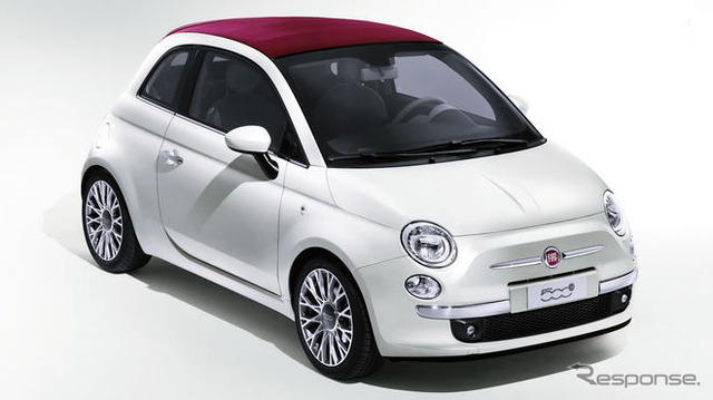 フィアット 500C インテリア初公開