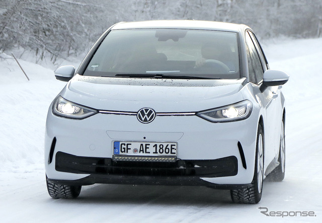 VW ID.3 改良新型プロトタイプ(スクープ写真)