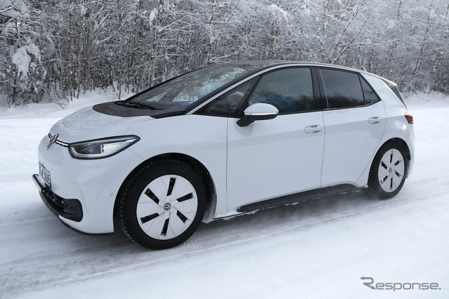 VW ID.3 改良新型プロトタイプ(スクープ写真)