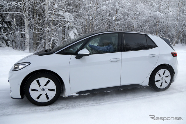 VW ID.3 改良新型プロトタイプ(スクープ写真)