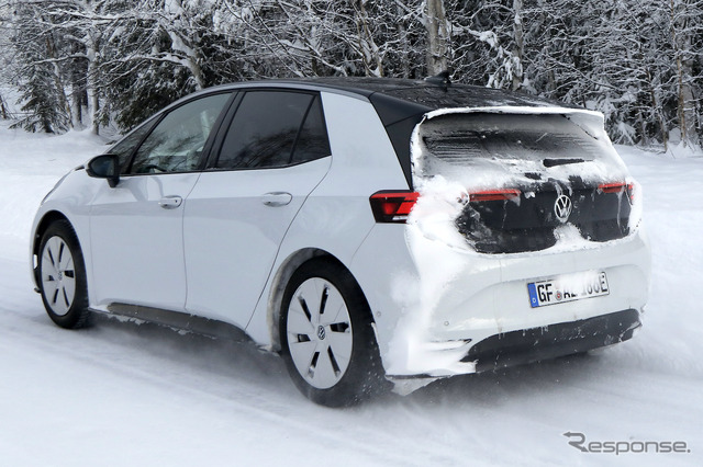 VW ID.3 改良新型プロトタイプ(スクープ写真)