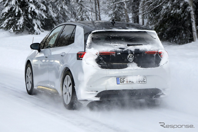 VW ID.3 改良新型プロトタイプ(スクープ写真)