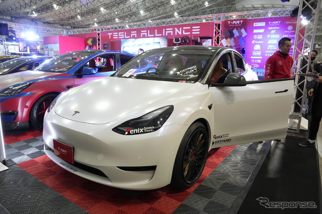 T-ART MODEL Y MATTE WHITE(東京オートサロン2023)