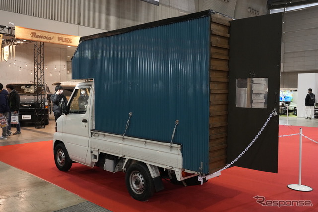 はっしーはっぴーの手作り軽キャンピングカー(東京オートサロン2023)