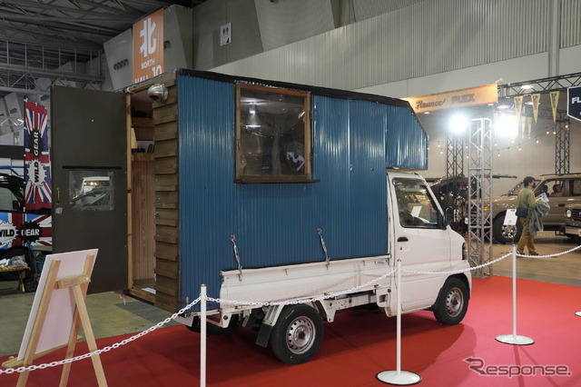 はっしーはっぴーの手作り軽キャンピングカー(東京オートサロン2023)