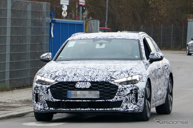 アウディ A4アバント 次期型 プロトタイプ(スクープ写真)