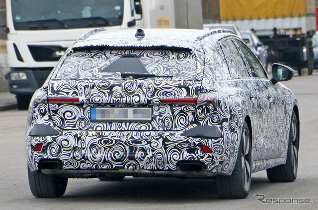 アウディ A4アバント 次期型 プロトタイプ(スクープ写真)