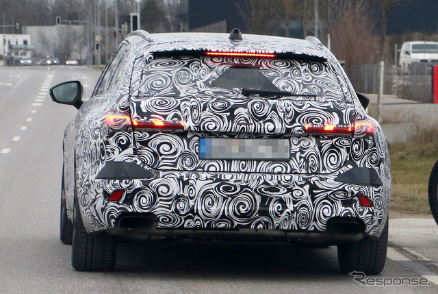 アウディ A4アバント 次期型 プロトタイプ(スクープ写真)