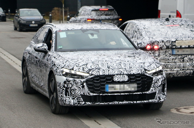 アウディ A4アバント 次期型 プロトタイプ(スクープ写真)