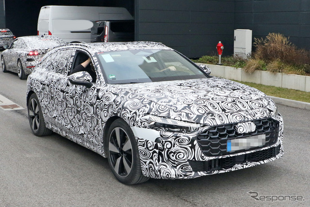 アウディ A4アバント 次期型 プロトタイプ(スクープ写真)