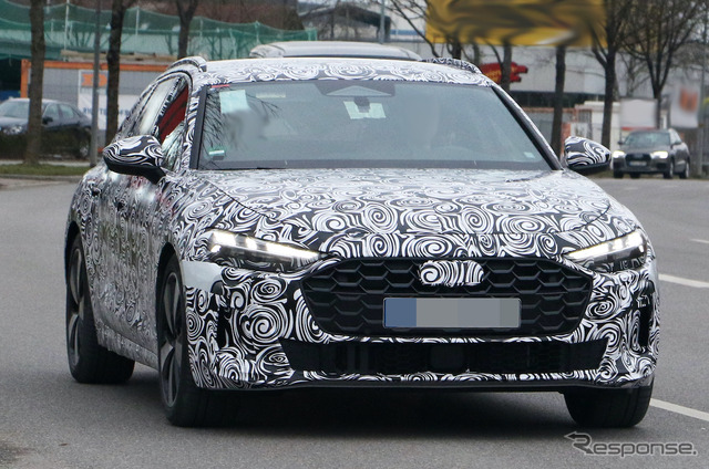アウディ A4アバント 次期型 プロトタイプ(スクープ写真)