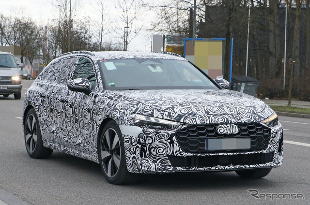 アウディ A4アバント 次期型 プロトタイプ(スクープ写真)