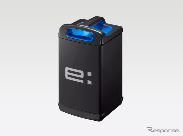 簡単に取り外して交換できるバッテリーパック「Honda Mobile Power Pack e:(モバイルパワーパックイー)」