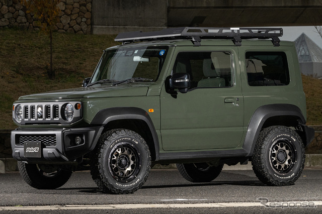 ジムニー シエラ×チームデイトナ M9 / 16×5.5J IN 0、タイヤサイズ:215/70R16
