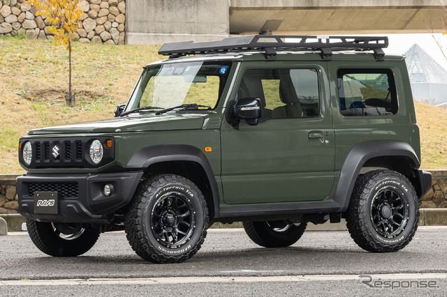 ジムニー シエラ×チームデイトナ F6ブースト for JIMNY/JIMNY SIERRA 16×6.0J IN-5、タイヤサイズ:215/70R16