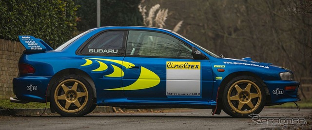 1998年製のスバル・インプレッサ S5 WRC