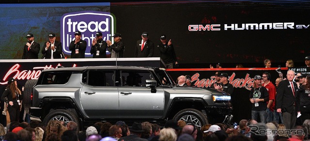 オークションに出品されたGMC ハマー EV SUV エディション1