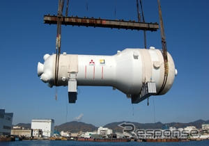 三菱重工、米国の原発に 世界最大規模の蒸気発生器を納入