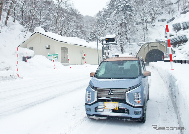 三菱の軽BEV『eKクロスEV』での1200km雪国ツーリング。