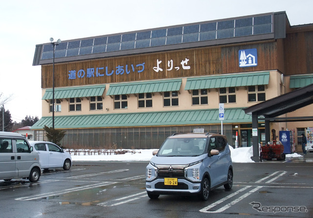 道の駅に頻々と寄り道した。写真は道の駅にしあいづ。