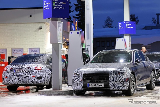 メルセデスベンツ Eクラス 次期型プロトタイプ(スクープ写真)