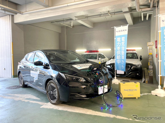 警視庁第7方面区内9警察署と日産自動車、災害対策強化に向けて電気自動車を活用した災害連携を開始