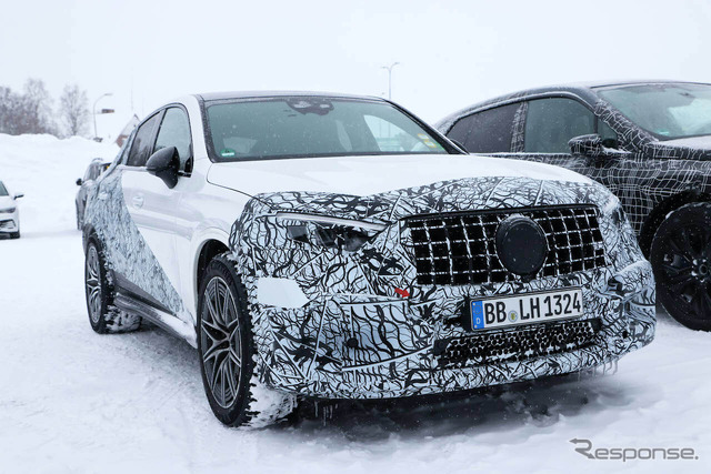 メルセデスAMG GLC63クーペ プロトタイプ(スクープ写真)