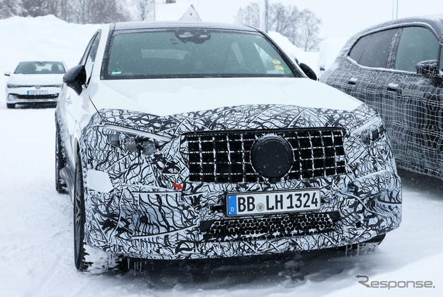 メルセデスAMG GLC63クーペ プロトタイプ(スクープ写真)