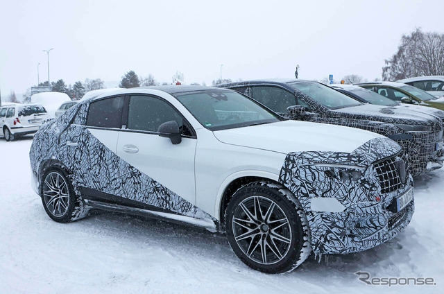 メルセデスAMG GLC63クーペ プロトタイプ(スクープ写真)