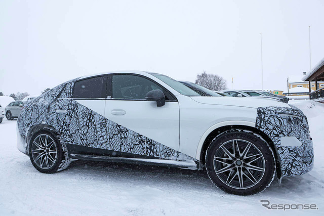メルセデスAMG GLC63クーペ プロトタイプ(スクープ写真)