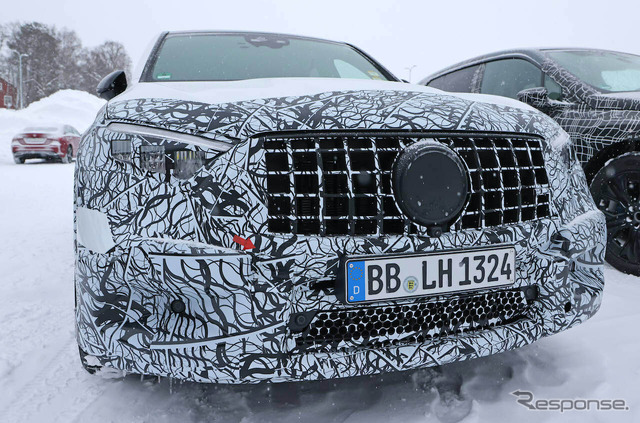 メルセデスAMG GLC63クーペ プロトタイプ(スクープ写真)