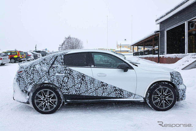 メルセデスAMG GLC63クーペ プロトタイプ(スクープ写真)