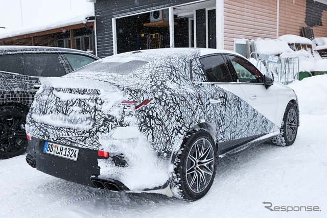 メルセデスAMG GLC63クーペ プロトタイプ(スクープ写真)