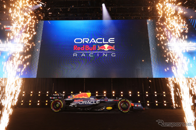 レッドブルの2023年シーズン発表会がニューヨークで実施された。