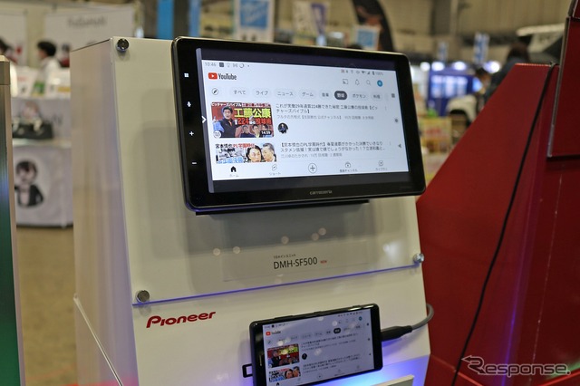 車内Wi-Fiを装備したcarrozzeria最新楽ナビ搭載キャンピングカーを展示…ジャパンキャンピングカーショー2023