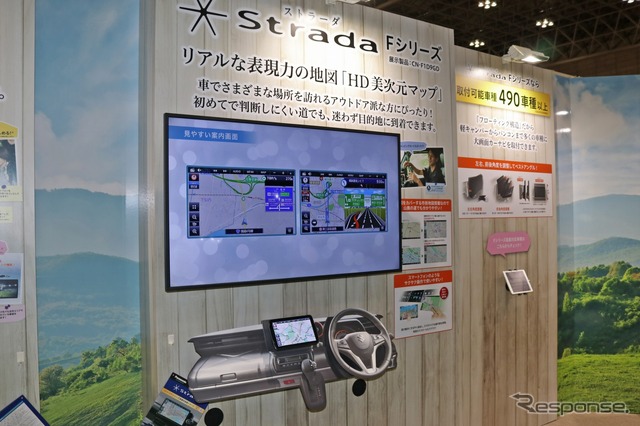 軽キャン+大画面ナビがトレンド!?パナソニックが提案するキャンピングカーの形…ジャパンキャンピングカーショー2023