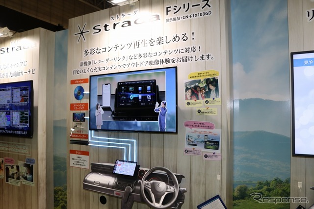 軽キャン+大画面ナビがトレンド!?パナソニックが提案するキャンピングカーの形…ジャパンキャンピングカーショー2023
