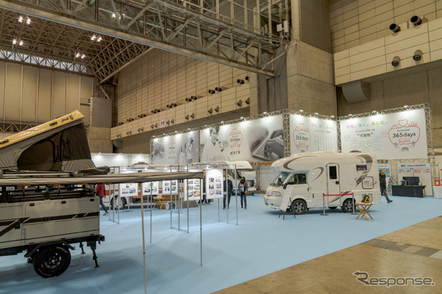 防災展示のエリア。