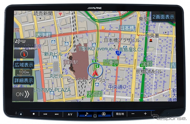 XF11NX2S:地図画面
