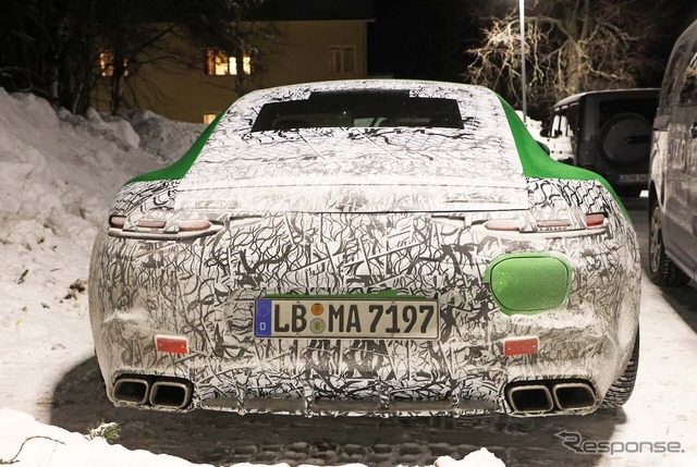 メルセデスAMG GTクーペ 次期型プロトタイプ(スクープ写真)