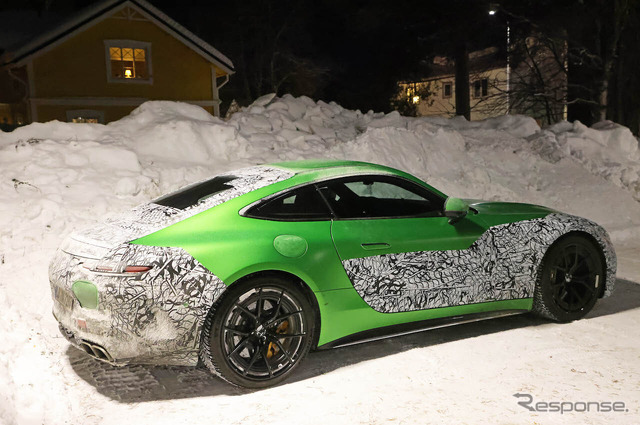 メルセデスAMG GTクーペ 次期型プロトタイプ(スクープ写真)