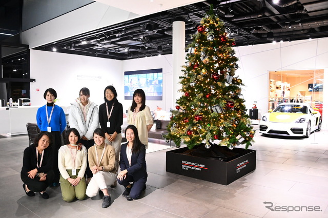 記念撮影(ポルシェ女性限定体験プログラム)