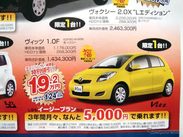 【新車値引き情報】このプライスでコンパクトカーを購入できる!!