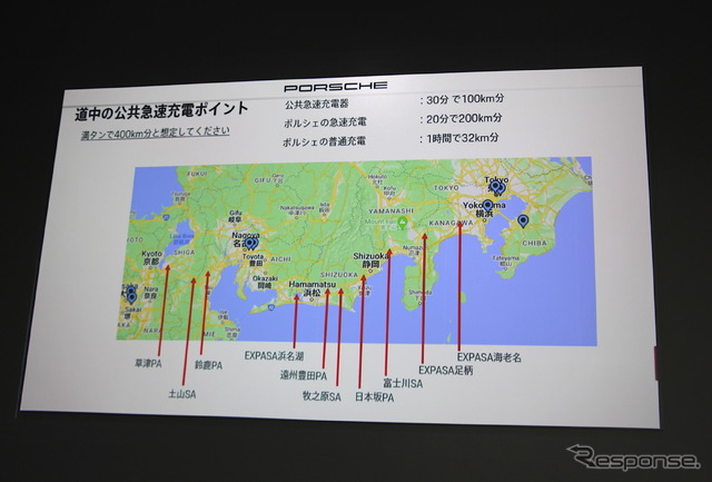 「タイカンで京都まで行こう」をテーマに旅のプランを考える