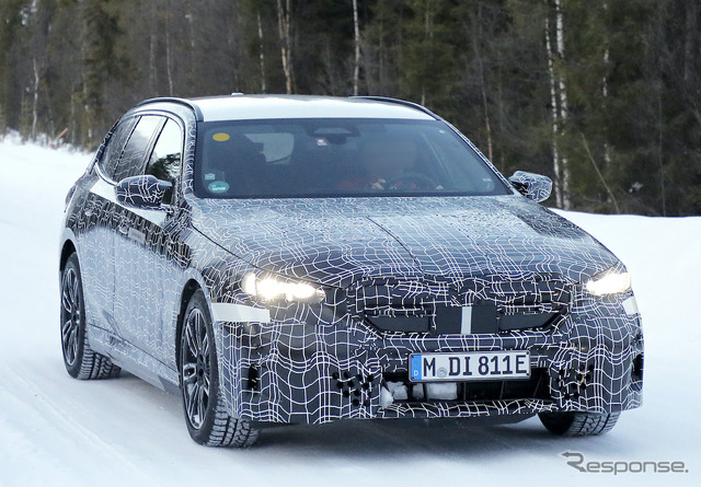 BMW i5ツーリング プロトタイプ(スクープ写真)