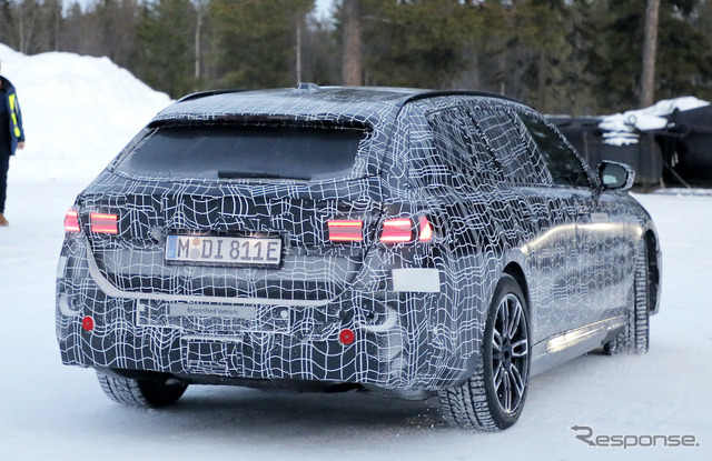 BMW i5ツーリング プロトタイプ(スクープ写真)