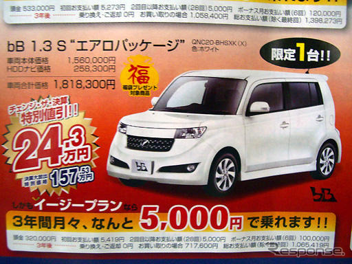 【新車値引き情報】このプライスでコンパクトカーを購入できる!!