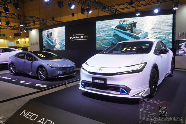 モデリスタの新型プリウス（大阪オートメッセ2023）