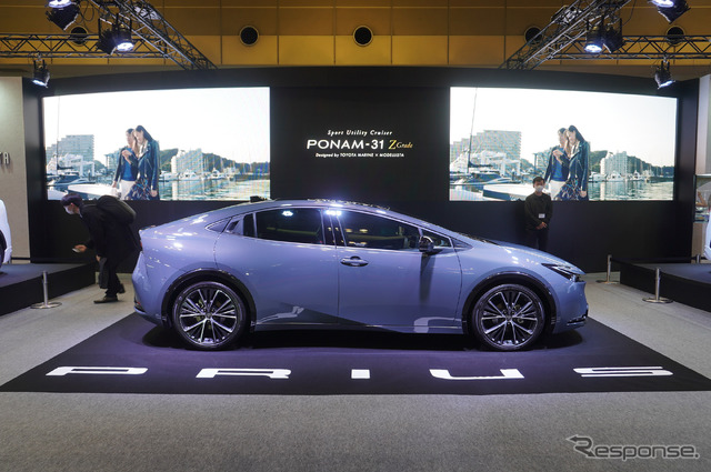 モデリスタの新型プリウス（大阪オートメッセ2023）